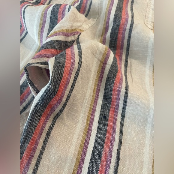 Mr Turk Striped Linen Pants Size XXL - Picture 10 of 10